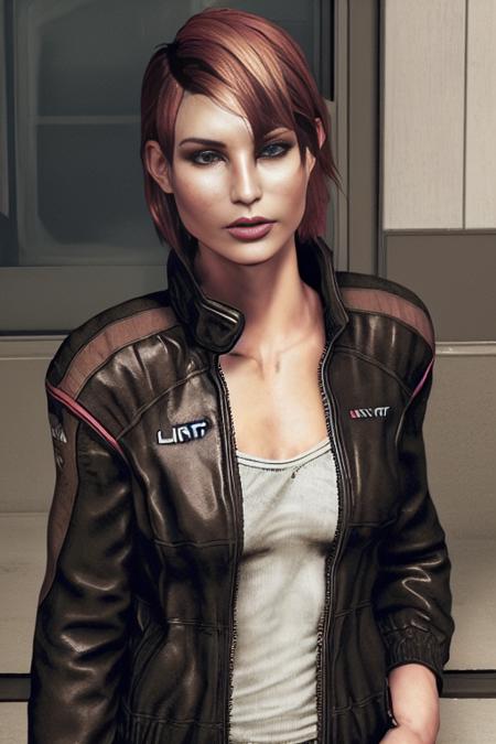 01544-3932683419-waist up photograph of ((beautiful woman)) wearing sweats, ((beautiful hazel eyes)), laughing, freckles, femshep face, canon 5d,.png